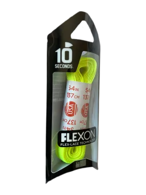 10 Seconds® Flexon™ Laces | Neon Yellow