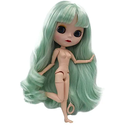 1/6 BJD Doll, 4-Color Changing Eyes Matte Face and Ball Jointed Body Dolls, 12 Inch Customized Dolls Can Changed Makeup and Dress DIY, Nude Doll Sold Exclude Clothes (SNO.50)