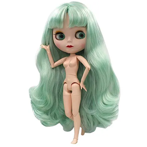 1/6 BJD Doll, 4-Color Changing Eyes Matte Face and Ball Jointed Body Dolls, 12 Inch Customized Dolls Can Changed Makeup and Dress DIY, Nude Doll Sold Exclude Clothes (SNO.50)