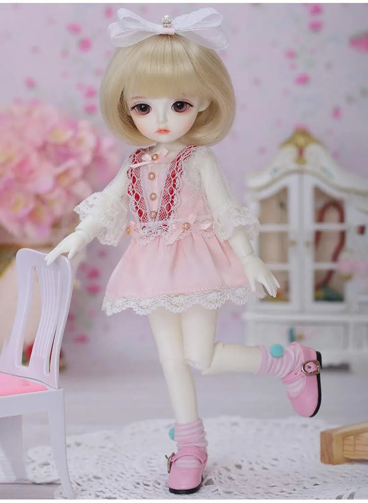 1/6 BJD Doll Children Toy Collection 26CM 10 Inches Height of Ball Joint SD Dolls Cosplay Fashion Dolls with All Clothes Shoes Wig Hair Makeup Surprise Gift for Girls