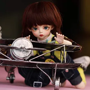 1/6 BJD Doll Full Set 30cm 11.81" Ball Jointed 100% Handmade Girl SD Dolls Toy Action Figure with Clothes Wigs Socks Shoes Makeup