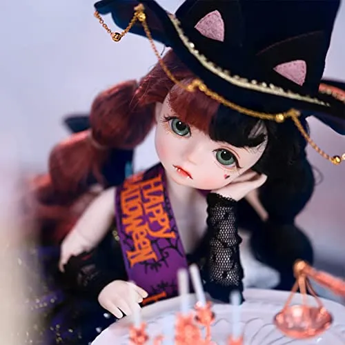 1/6 BJD Doll, Halloween Limited 12in Mechanical Joint Body Christmas Girls Gift