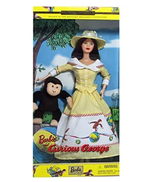 2000 Barbie Collectibles - Barbie and Curious George