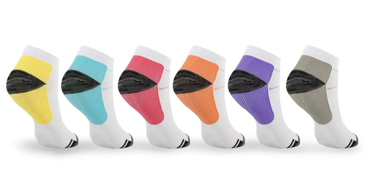 6 Pair Pro Ankle Compression Socks