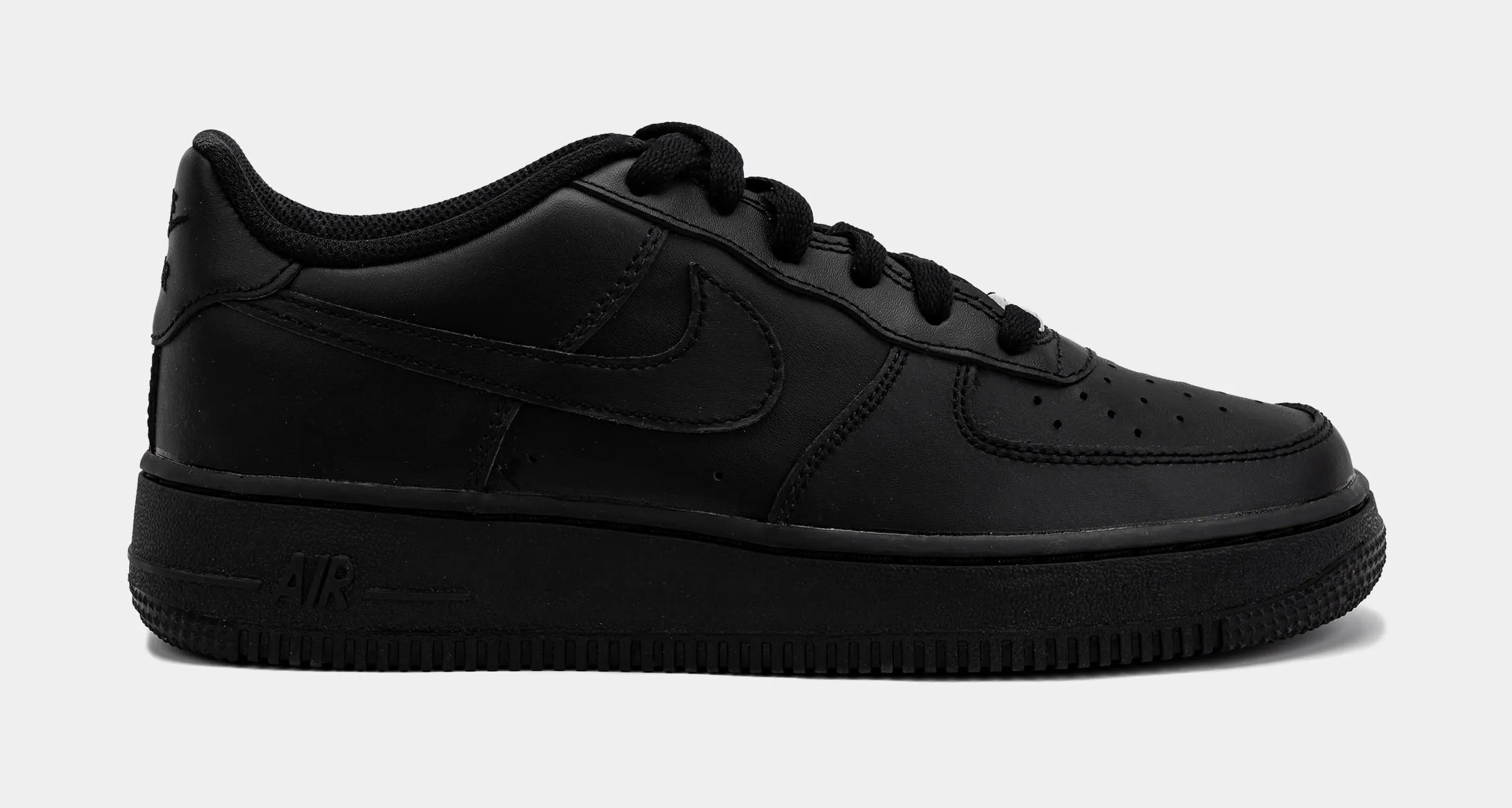 Air Force 1 Low LE Grade School Lifestyle Shoes (Black/Black)