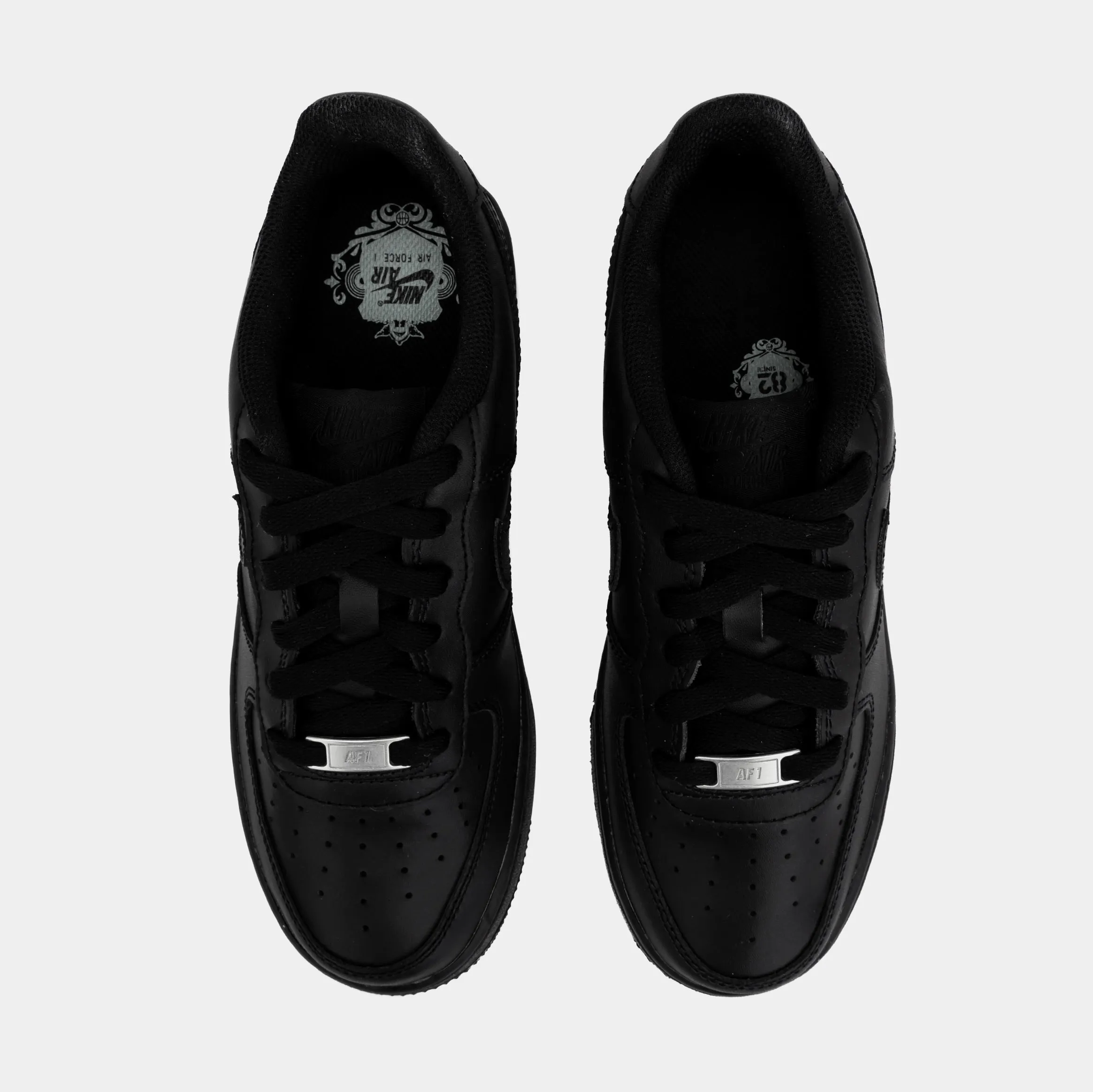 Air Force 1 Low LE Grade School Lifestyle Shoes (Black/Black)