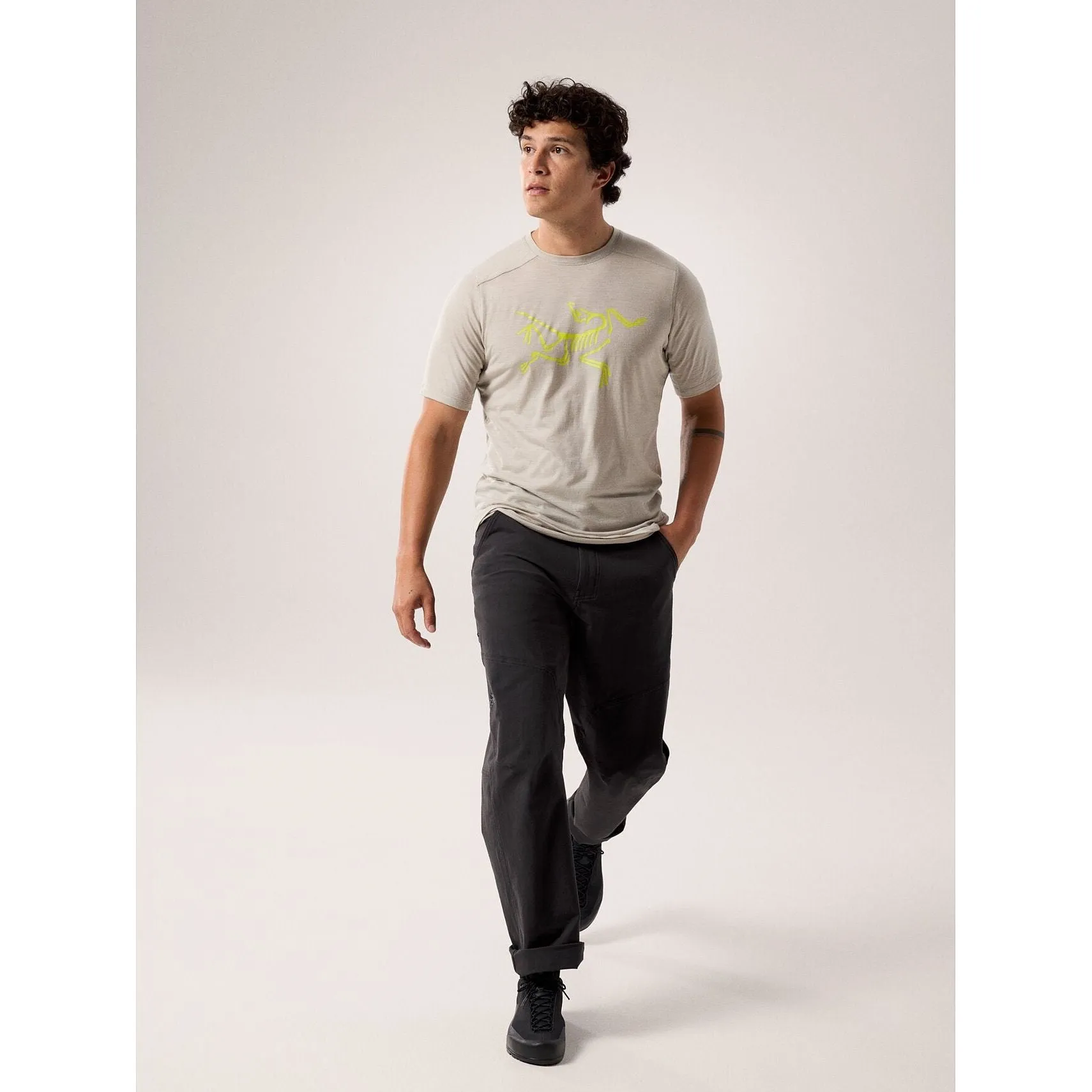 Arc'teryx Men's Ionia Merino Wool Logo Shirt SS