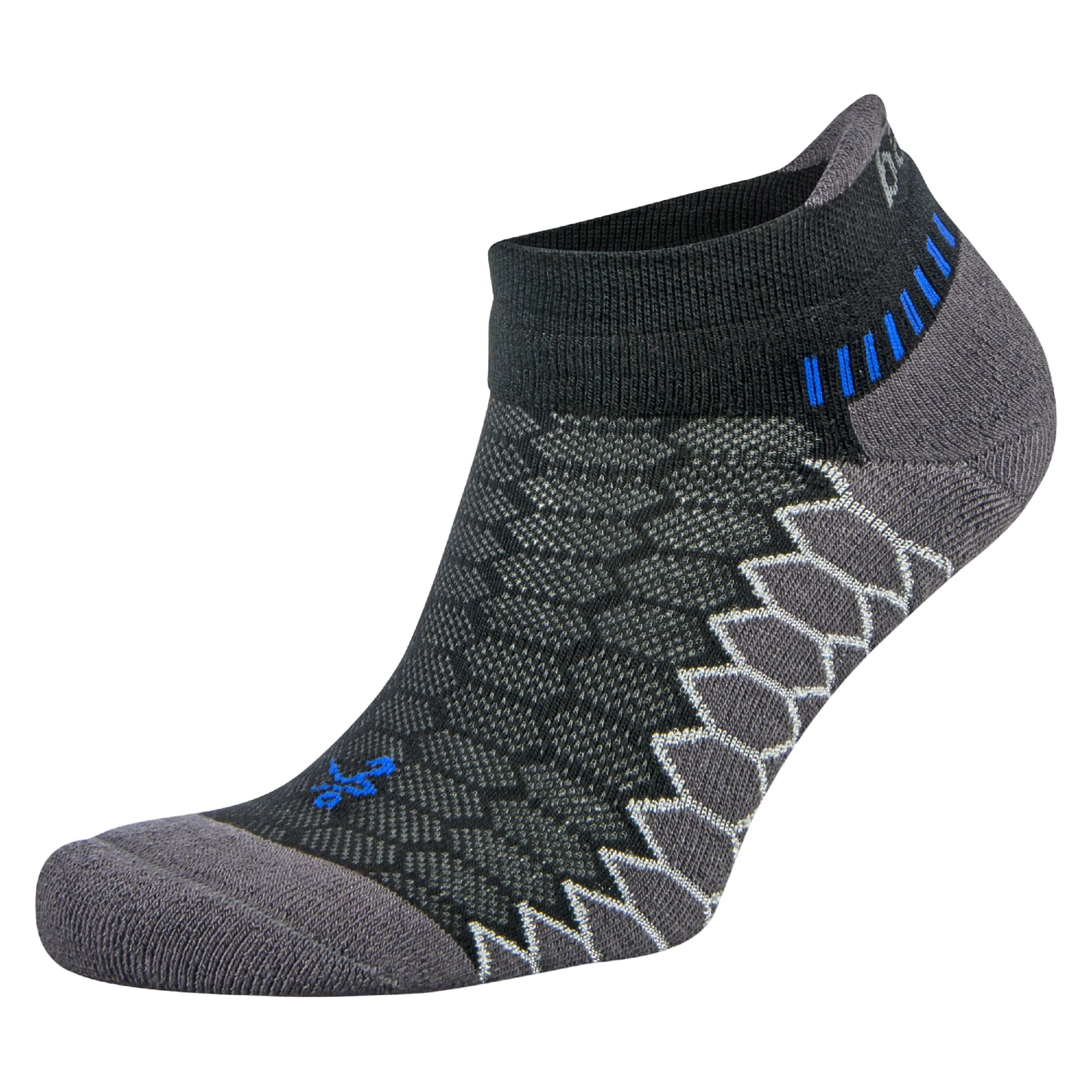 Balega Unisex Adult Silver Compression Fit Performance No Show Athletic Running Socks (1 Pair)