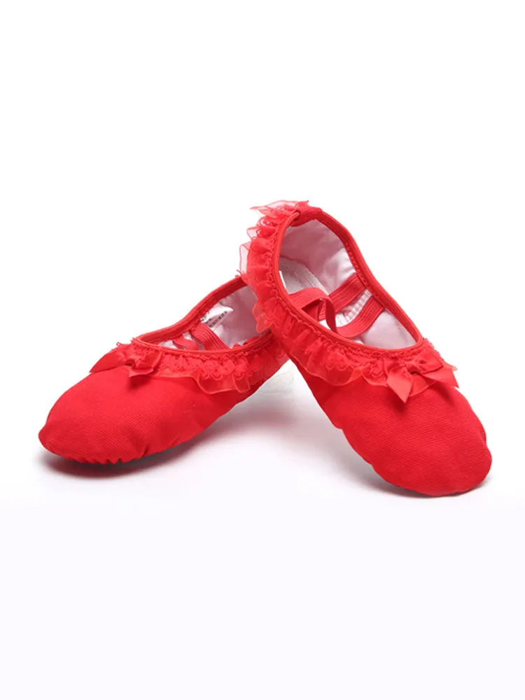 Ballet Soft-soled Shoes Winter Practice Shoes Canvas Cat Claw Shoes