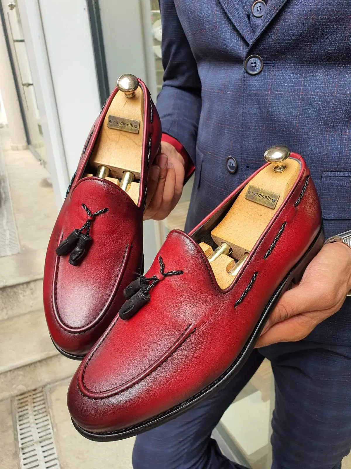 Bern Burgundy Sardinelli Loafers