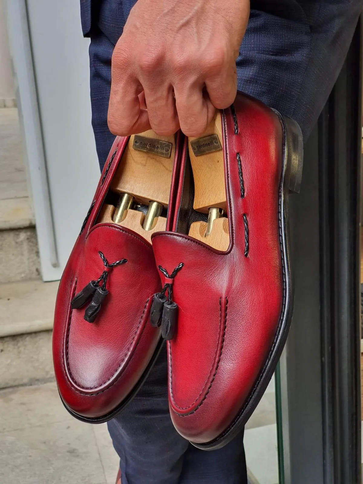 Bern Burgundy Sardinelli Loafers
