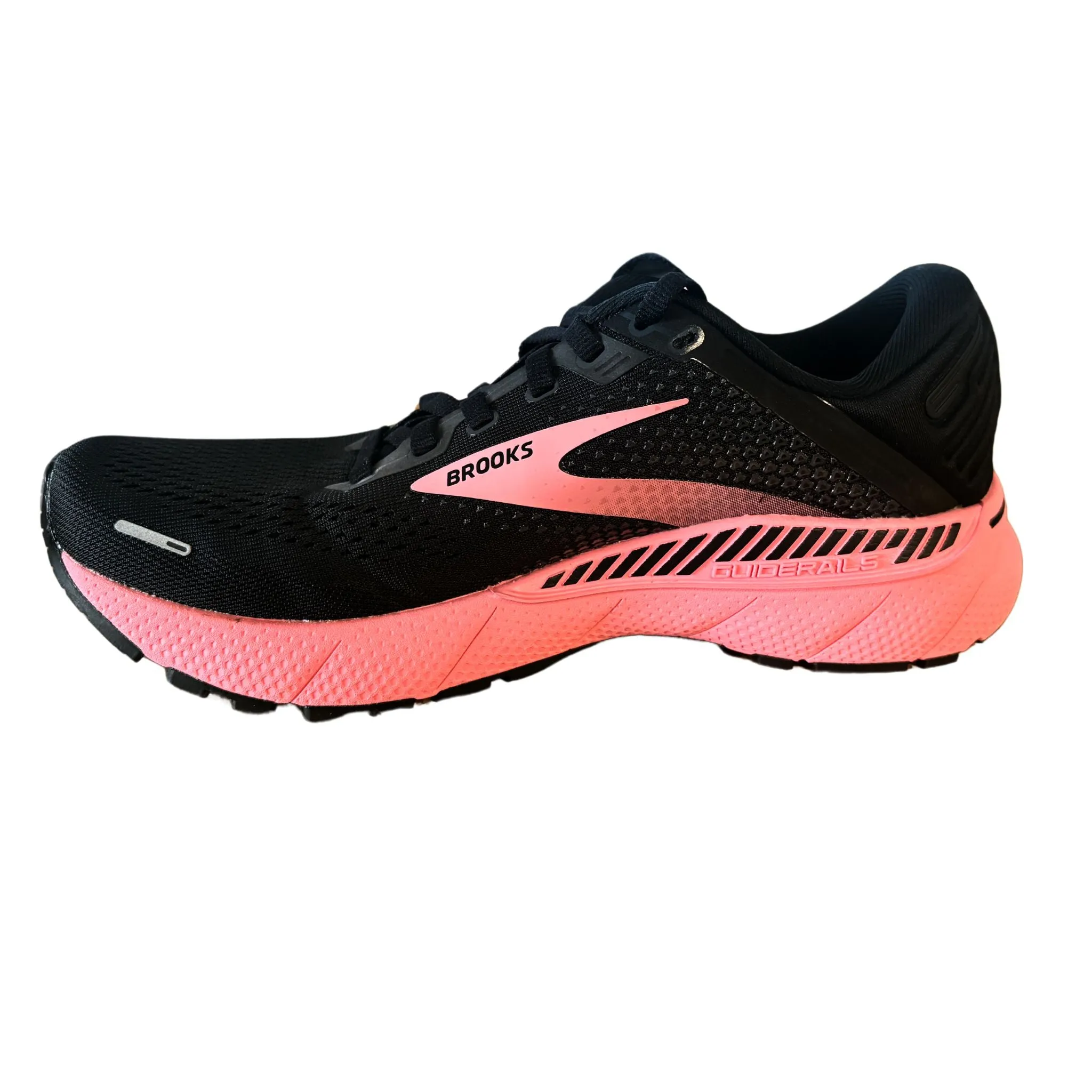 Brooks Women's 120353 054 Adrenaline GTS 22 Black Pink Cushion Support Running Shoes