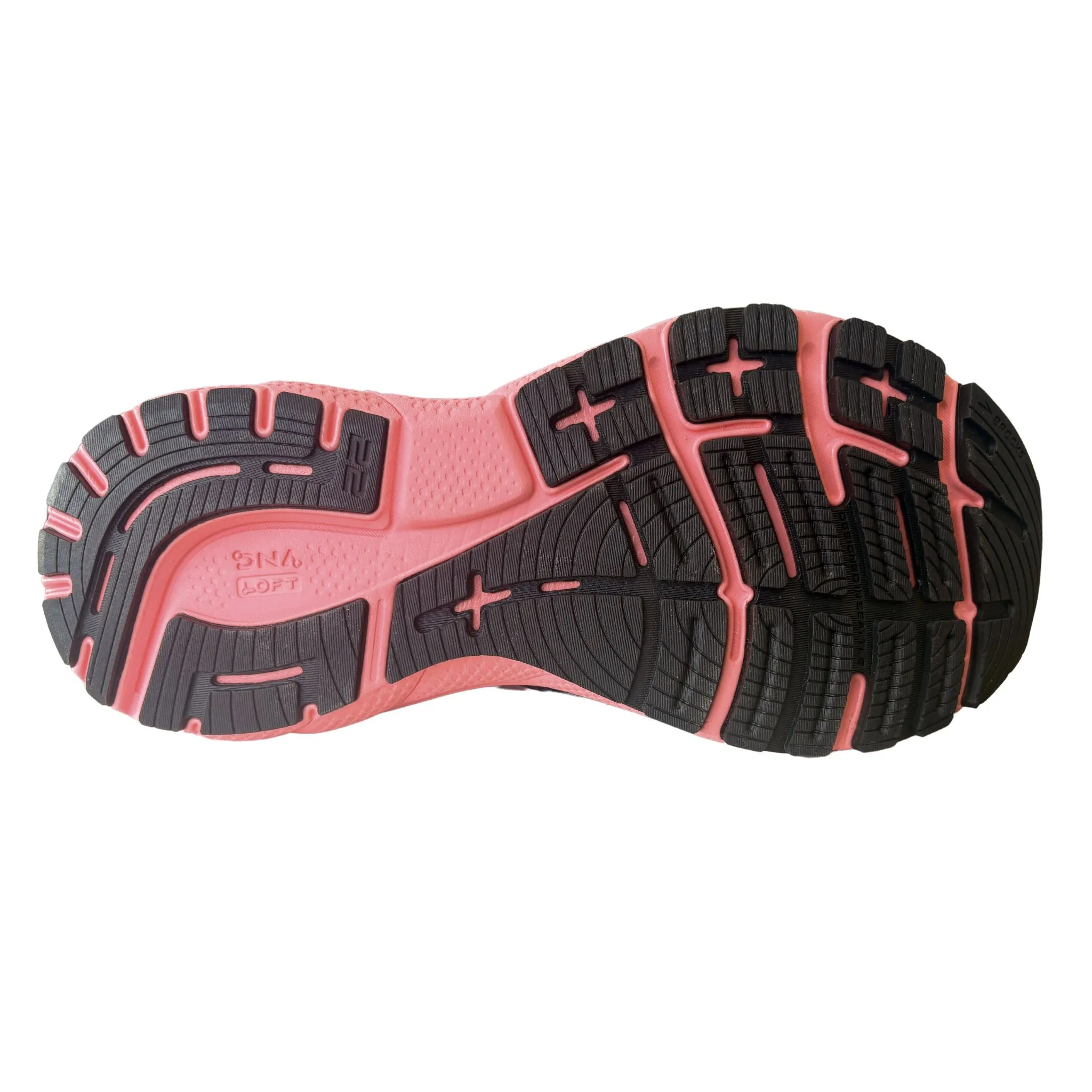 Brooks Women's 120353 054 Adrenaline GTS 22 Black Pink Cushion Support Running Shoes