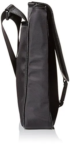 Calvin Klein Men's Nylon/Saffiano City Bag, Black