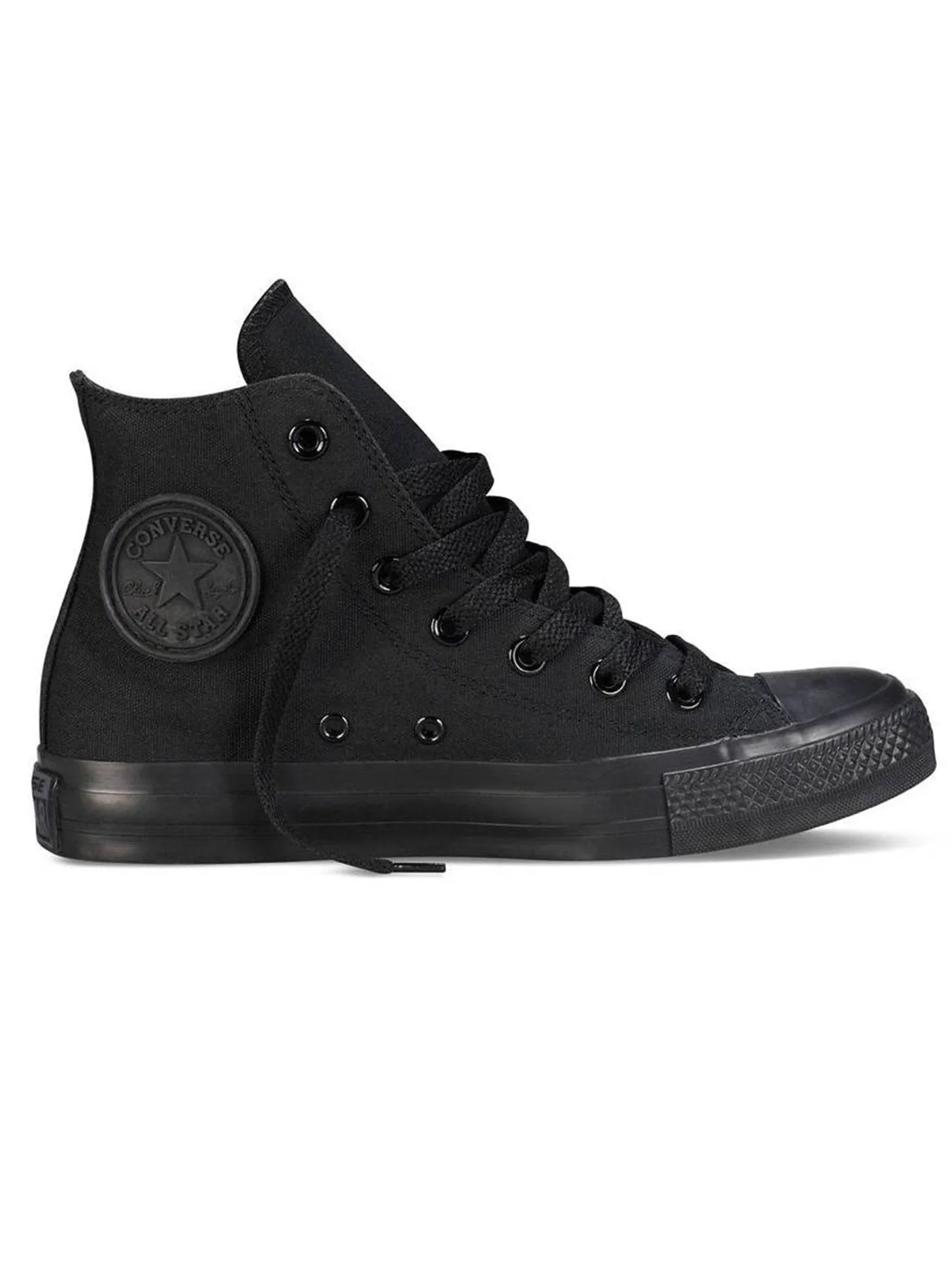 Chuck Taylor Core Hi Black Mono Shoes