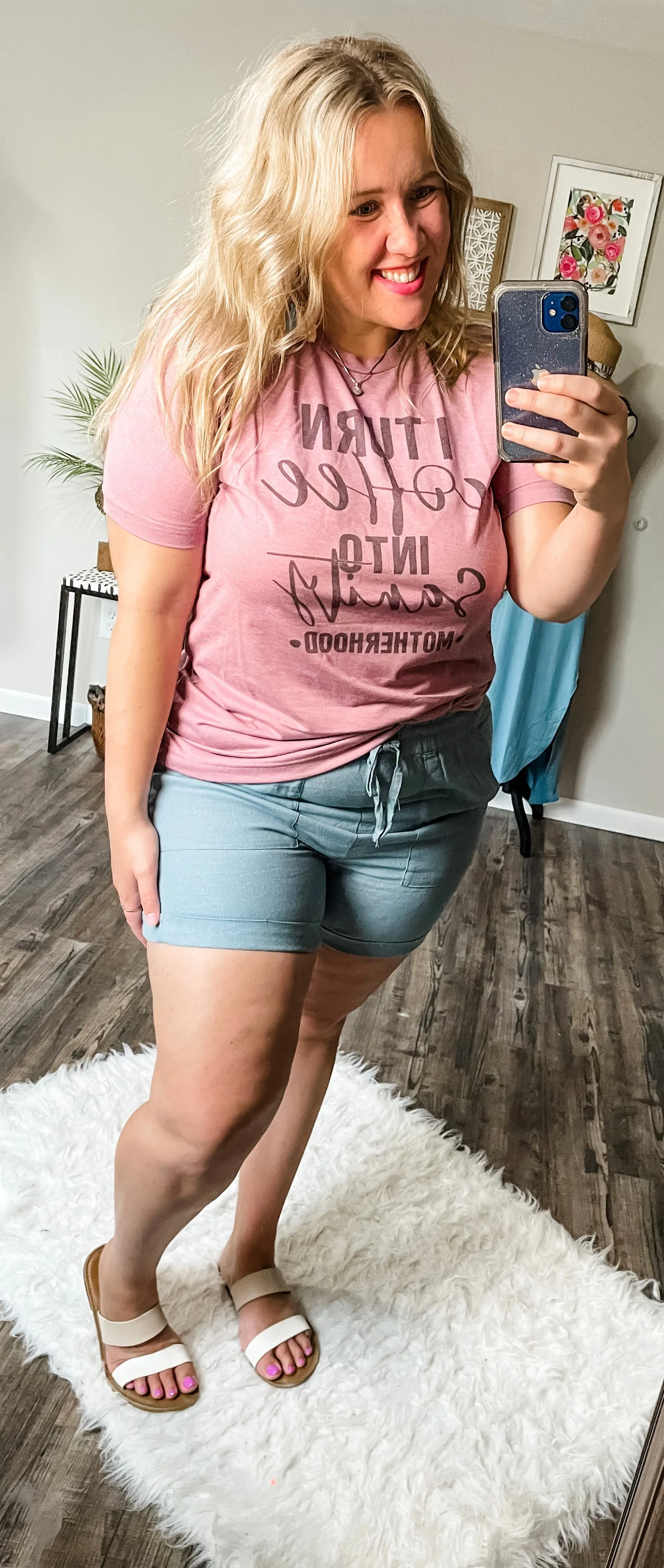 Coffee into sanity Bella Canvas mom tee