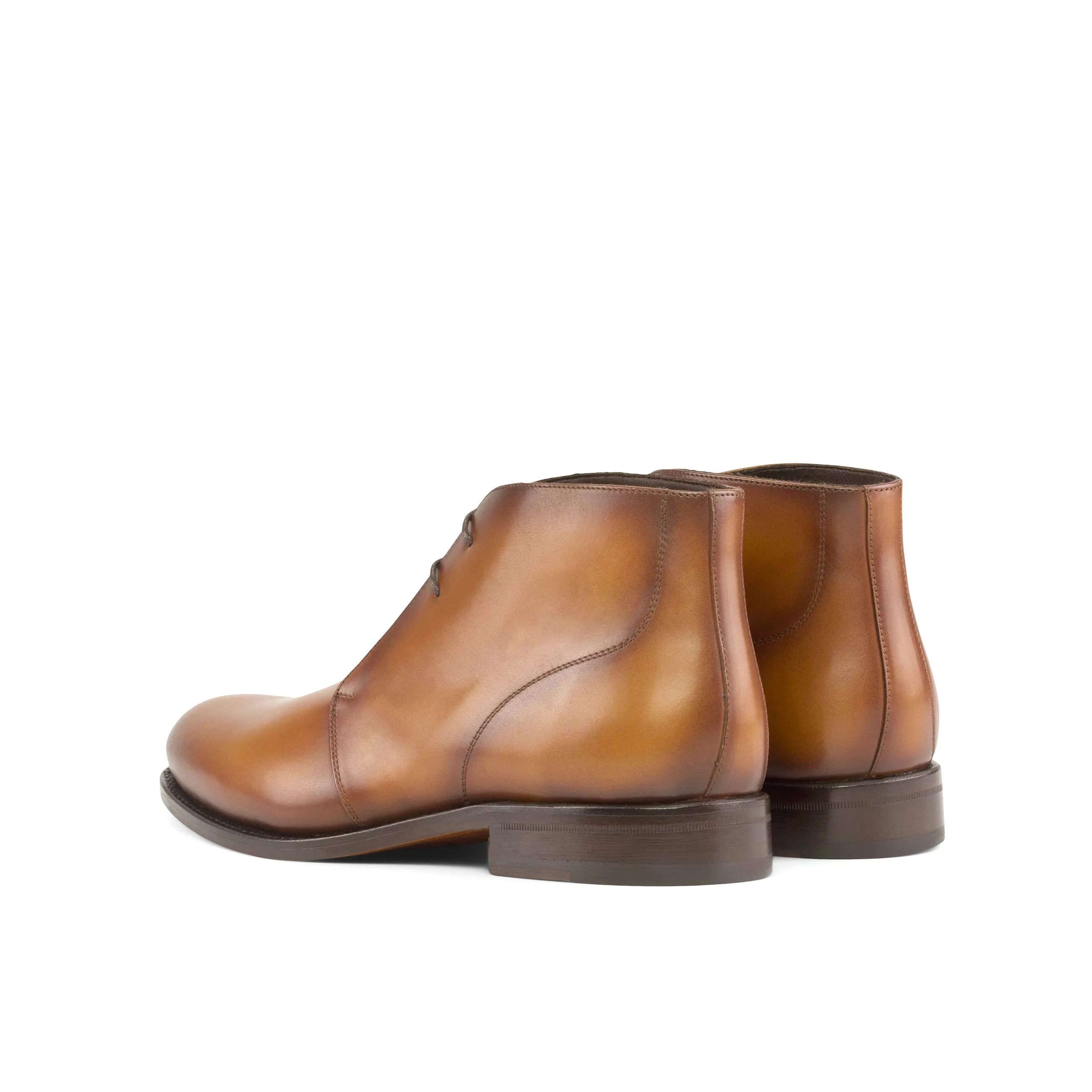 Cognac Calf Chukka Boots