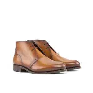 Cognac Calf Chukka Boots