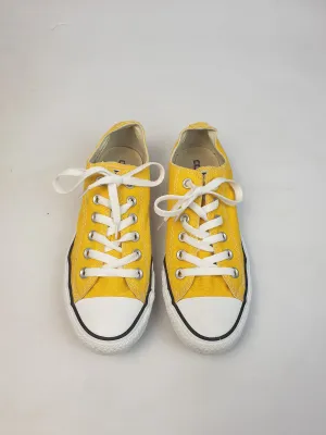 Converse All Star yellow lace up shoes size 37.5