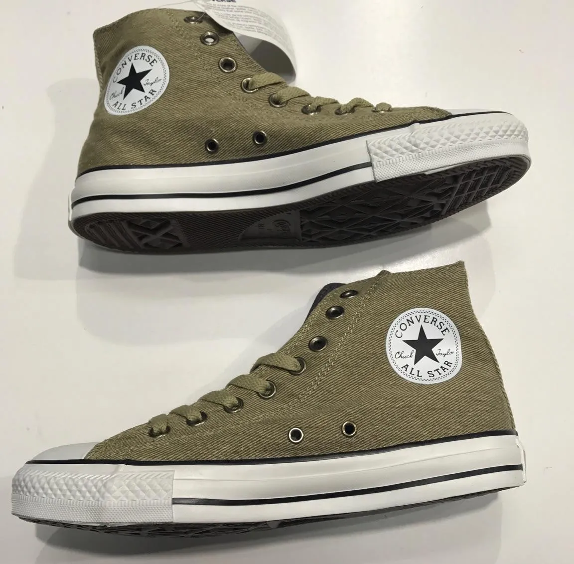 Converse Hi Olive Grey Canvas