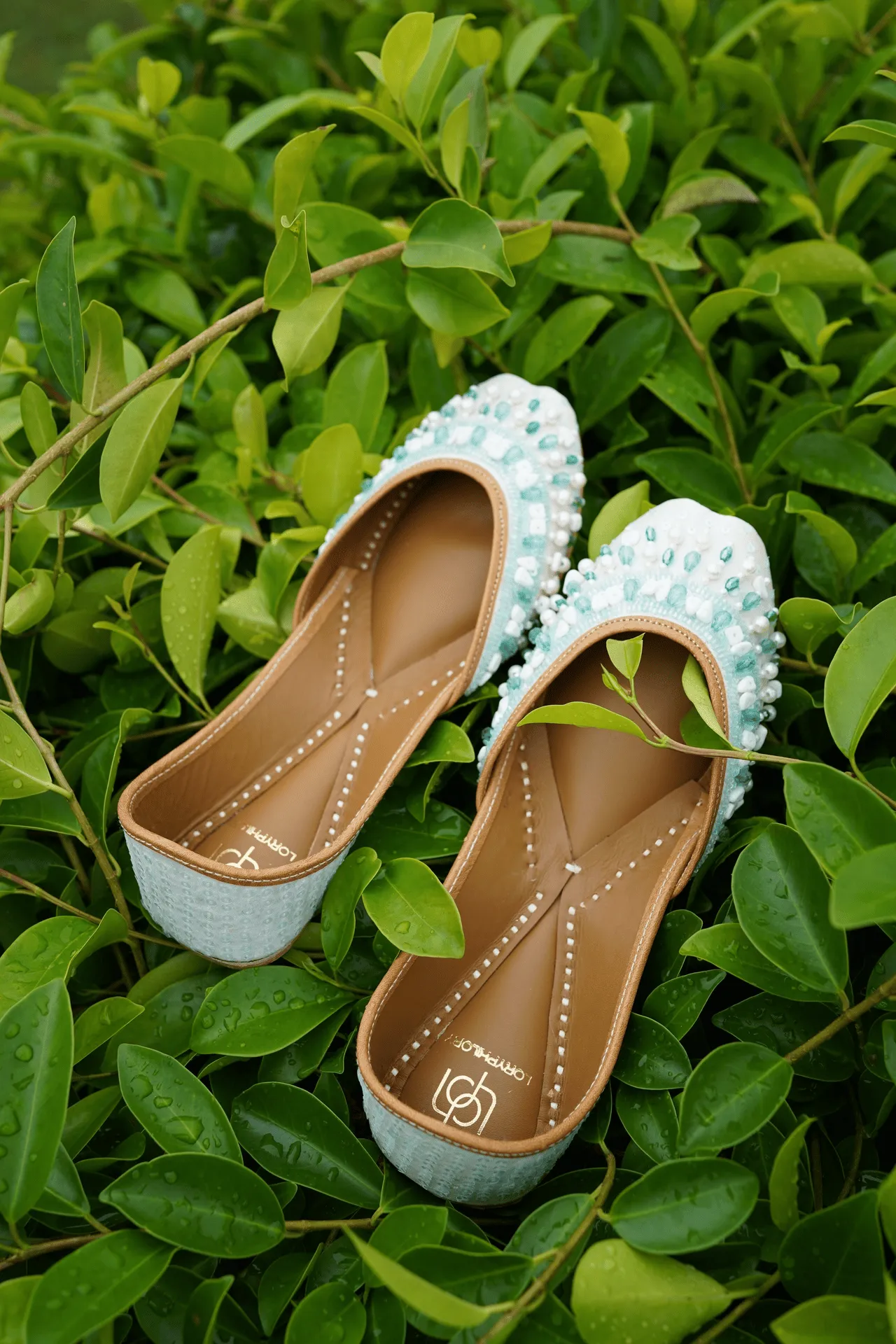 Cool Breeze - Sky Blue Jutti Set