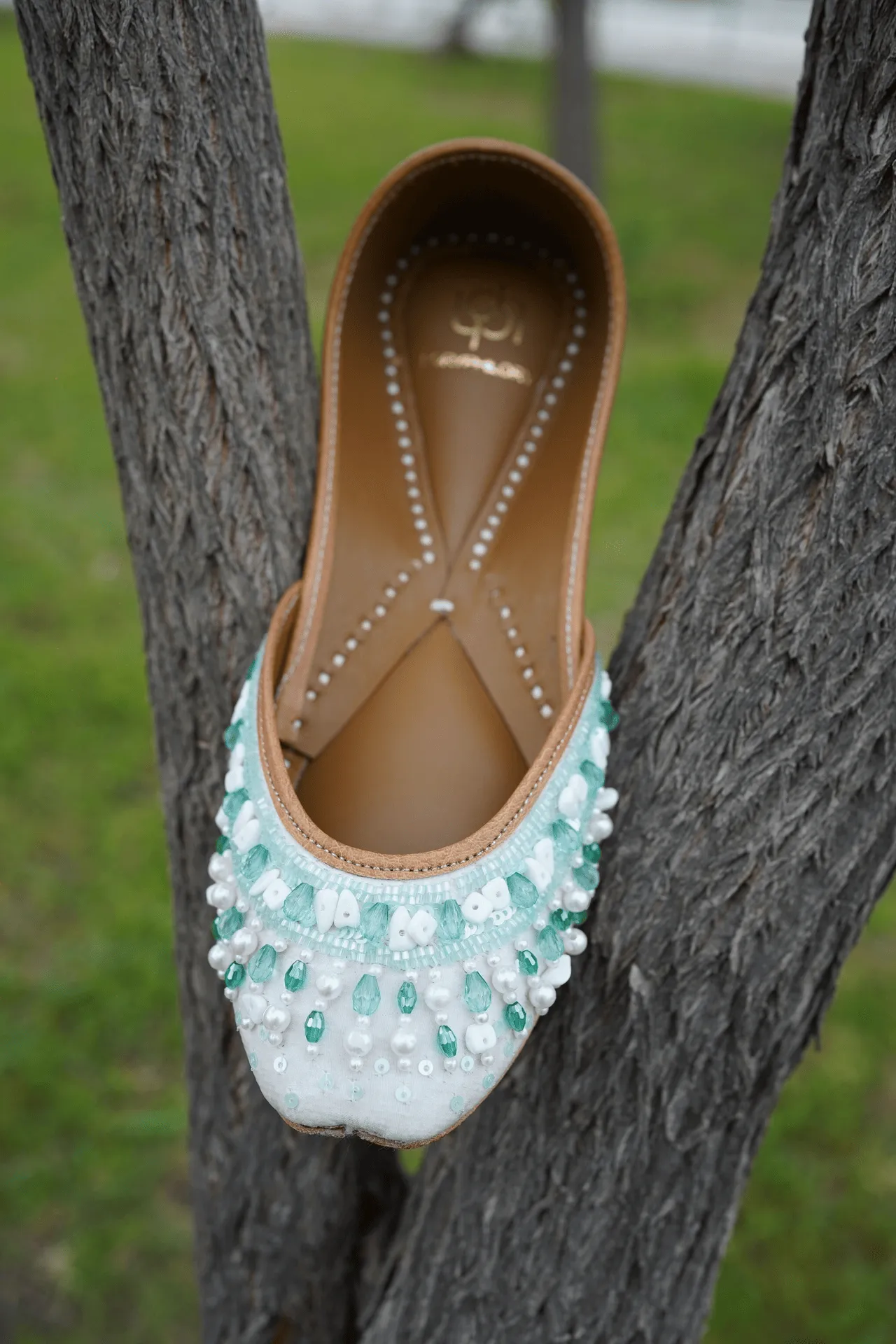 Cool Breeze - Sky Blue Jutti Set