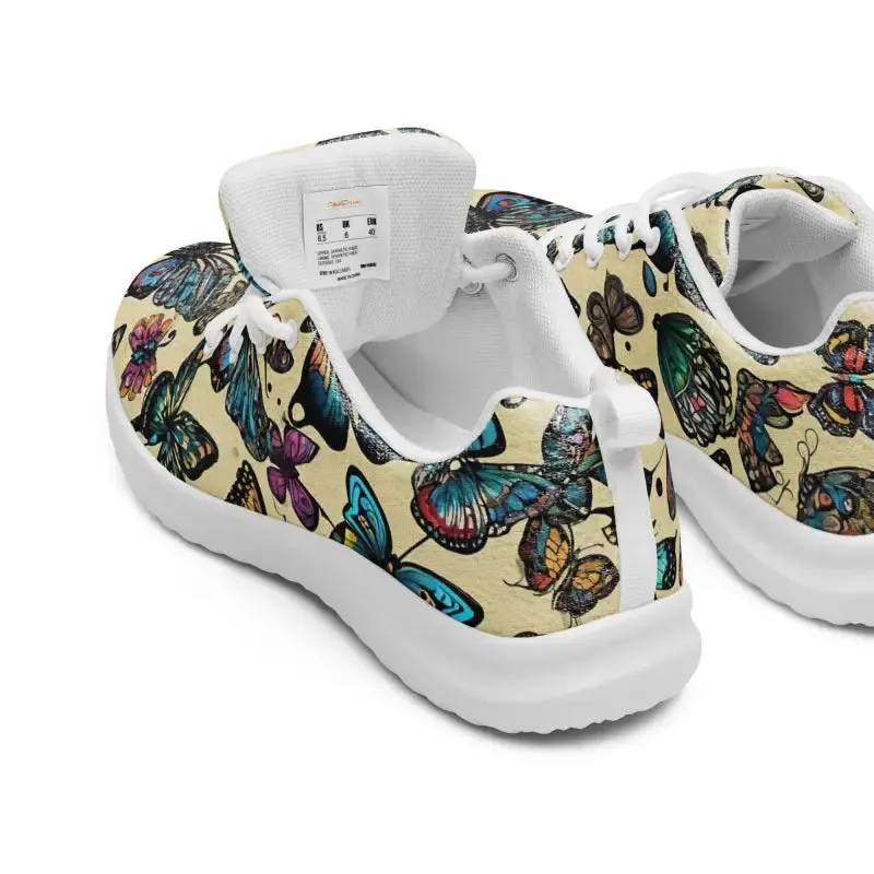 Dazzling Butterfly Beauties Womens Athletic Shoes