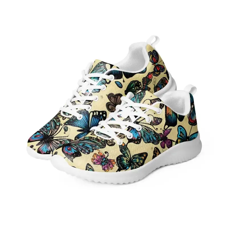 Dazzling Butterfly Beauties Womens Athletic Shoes