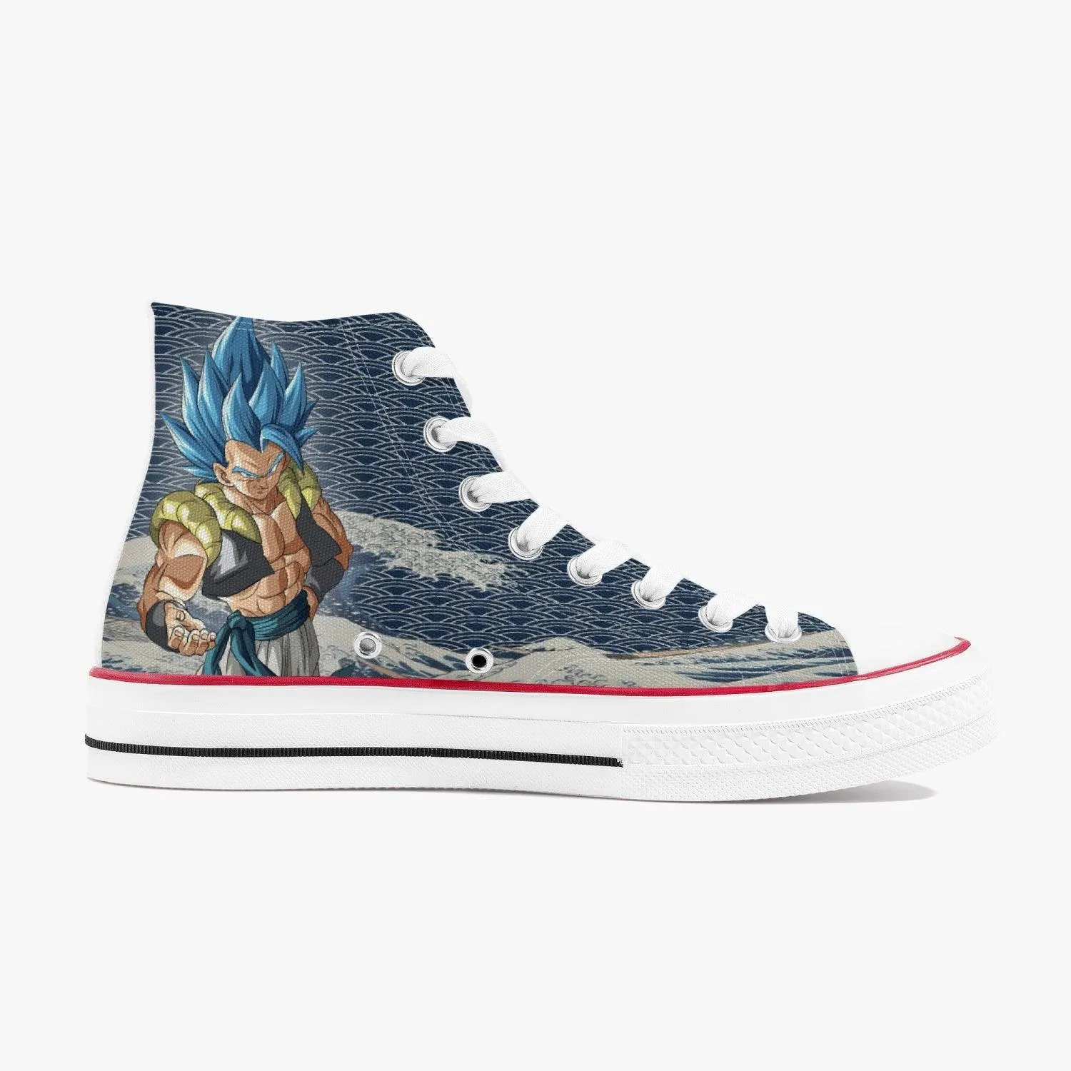 Dragon Ball Z Vegetto A-Star High White Anime Shoes