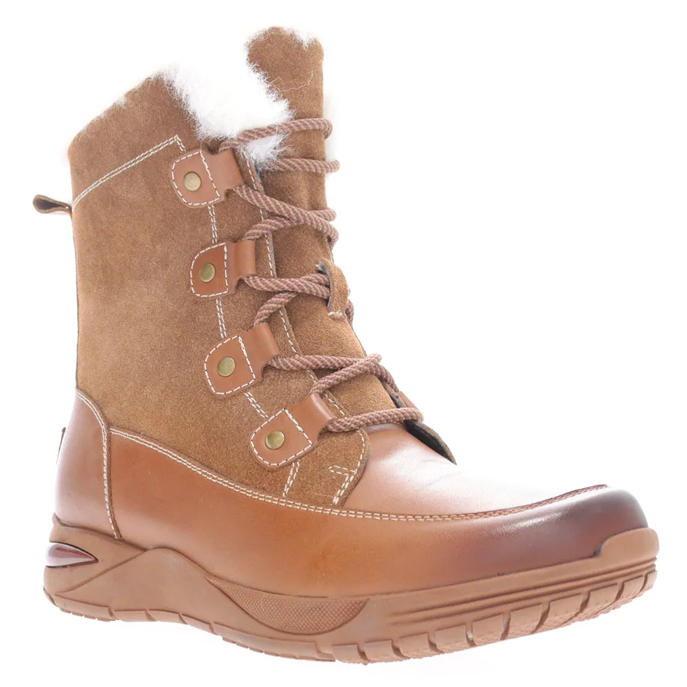 Dulcie Round Toe Lace Up Zippered Boots