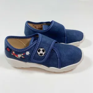Elefanten navy football slippers 28