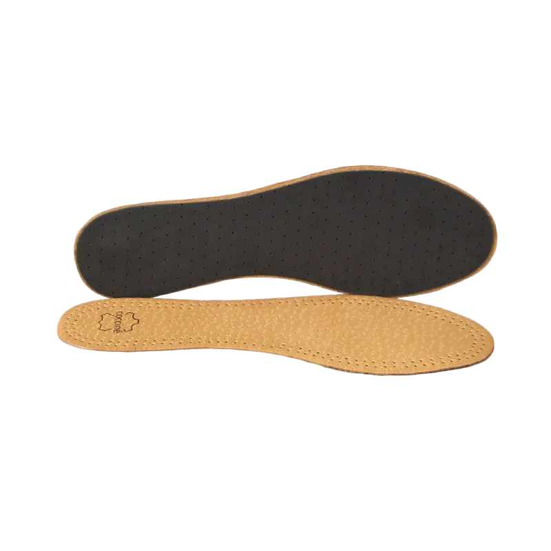 Elegant Leather Shoe Insole - COCCINE PECCARY ON LATEX | CO-02