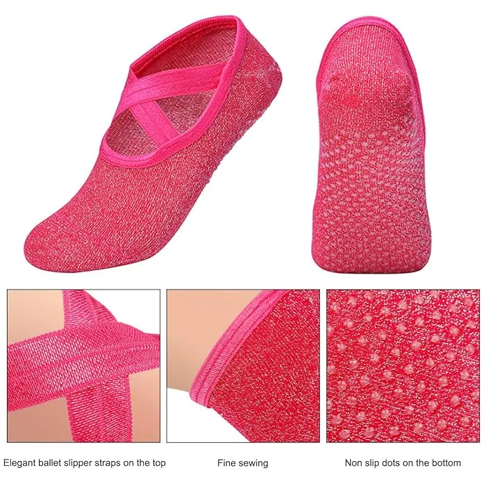 FlexFit Cross Strap Dance Socks