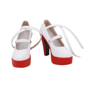 Game Anime Azur Lane USS Saratoga High Heel Cosplay Shoes Boots Custom Made Adult Men Women Halloween Carnival