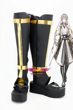 Game Anime ONLINE Touken Ranbu Online Tsurumaru Kuninaga Cosplay Shoes Boots Custom Made for Adult Men and Women Halloween Carnival