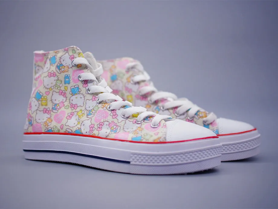 Hello Kitty High Top Canvas Sneakers OG Edition - Hello Kitty