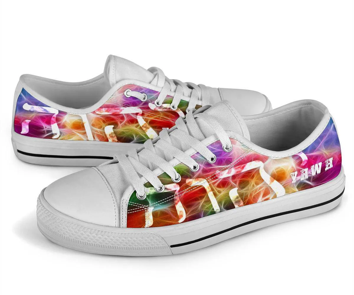 His Name is YHWH - Low-top shoes Custom shoes