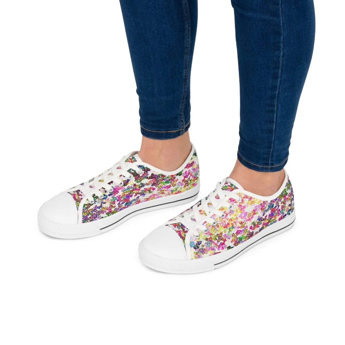 Impressionist Sunset Low Top Sneakers
