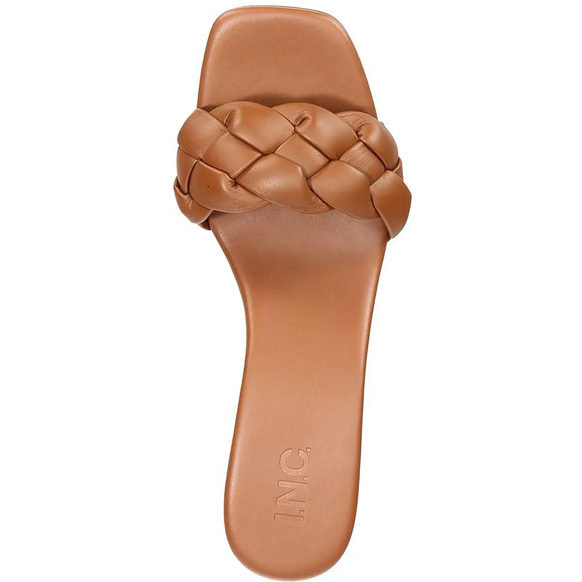 INC Womens Zaleste 2 P Braided Ball Slide Heels