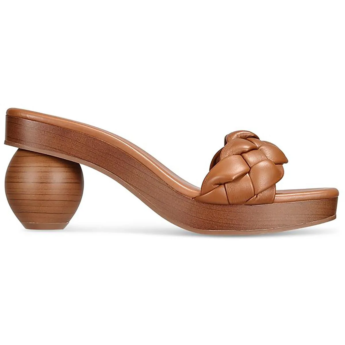 INC Womens Zaleste 2 P Braided Ball Slide Heels