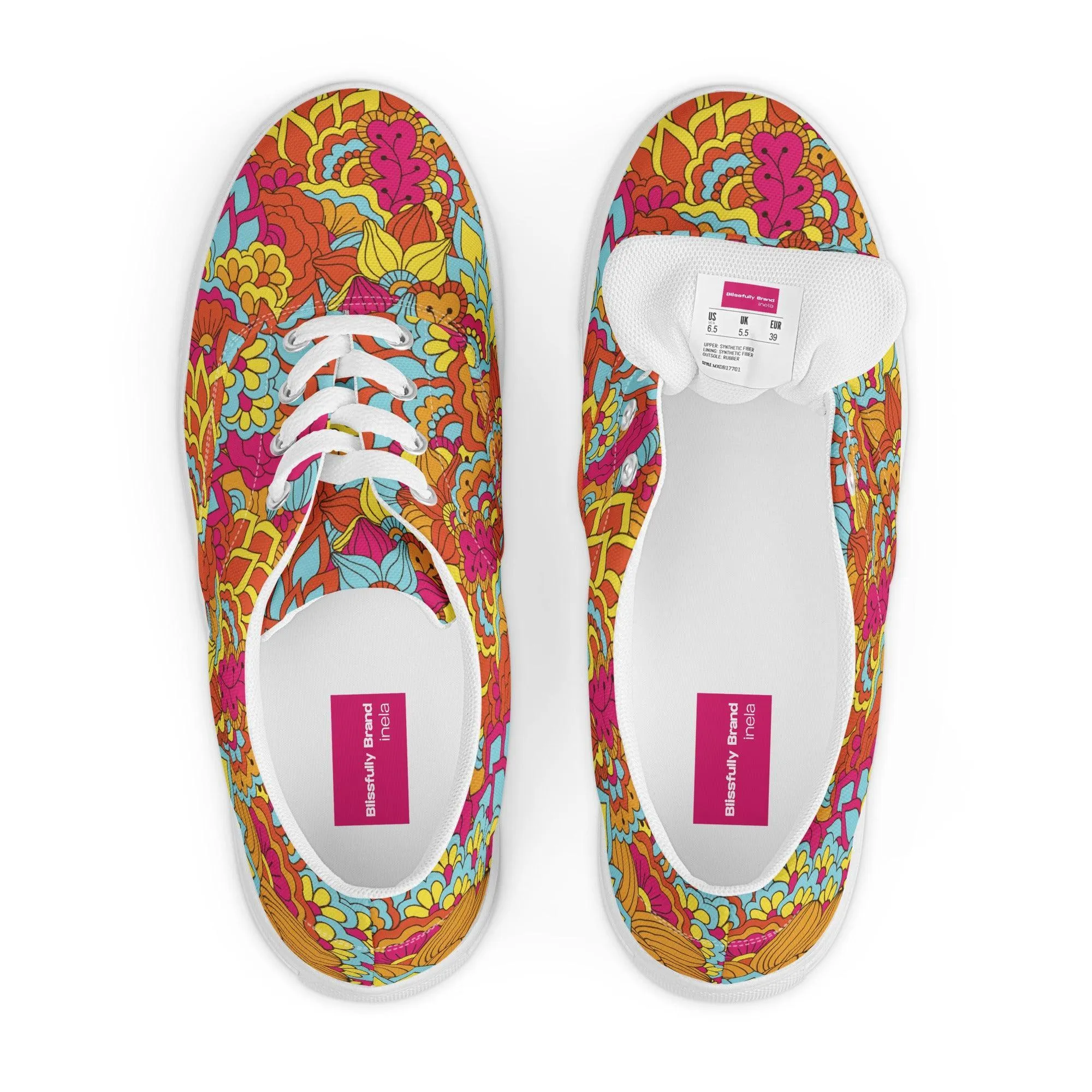 Inela Lace-Up Canvas Sneakers