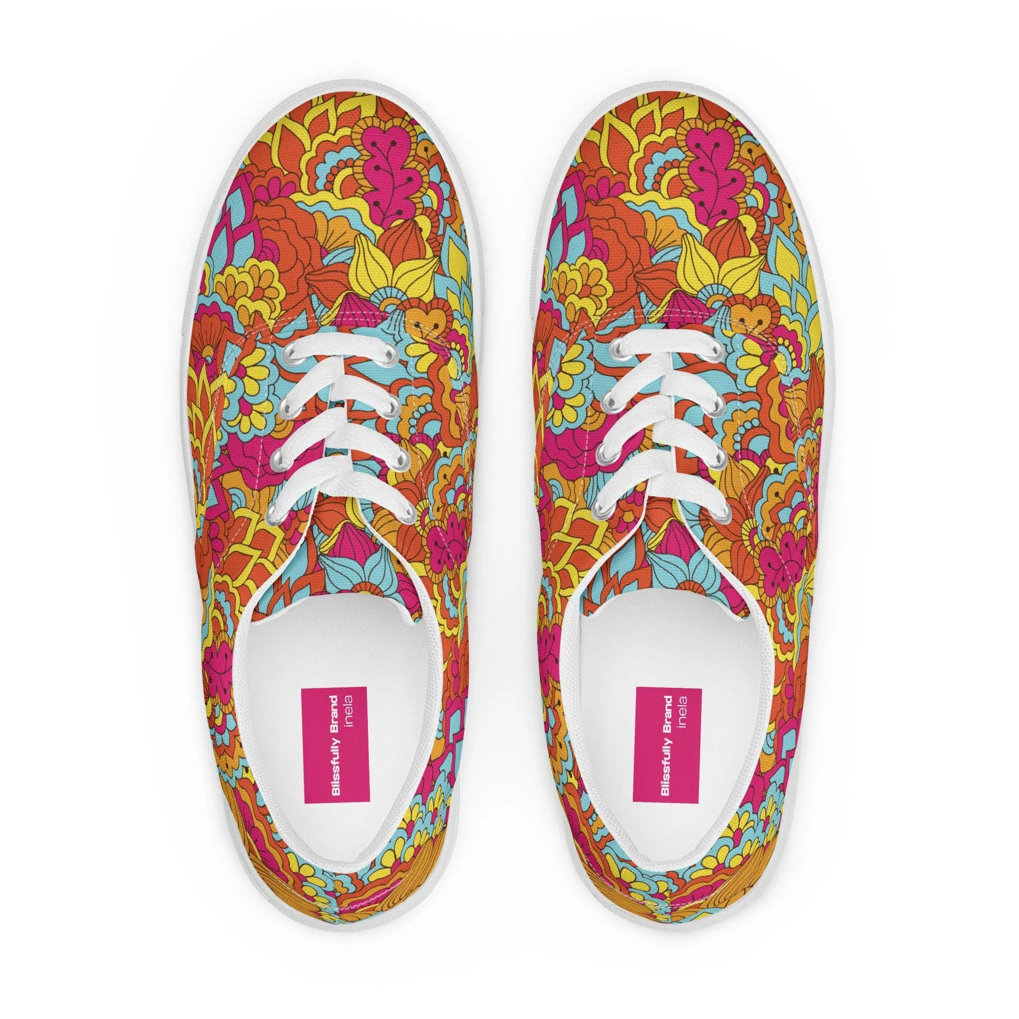 Inela Lace-Up Canvas Sneakers