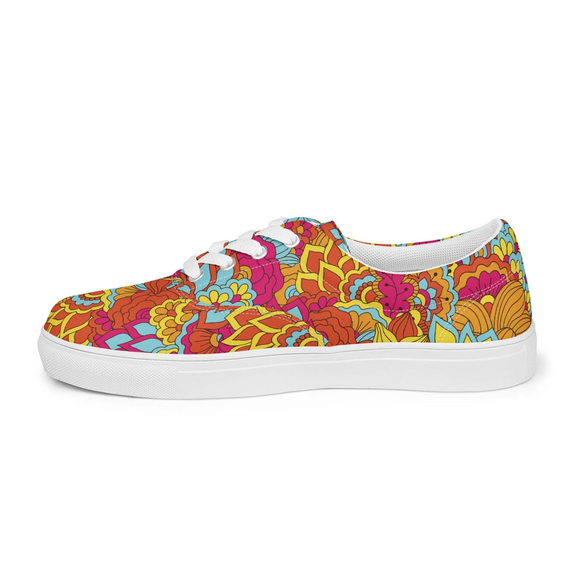 Inela Lace-Up Canvas Sneakers