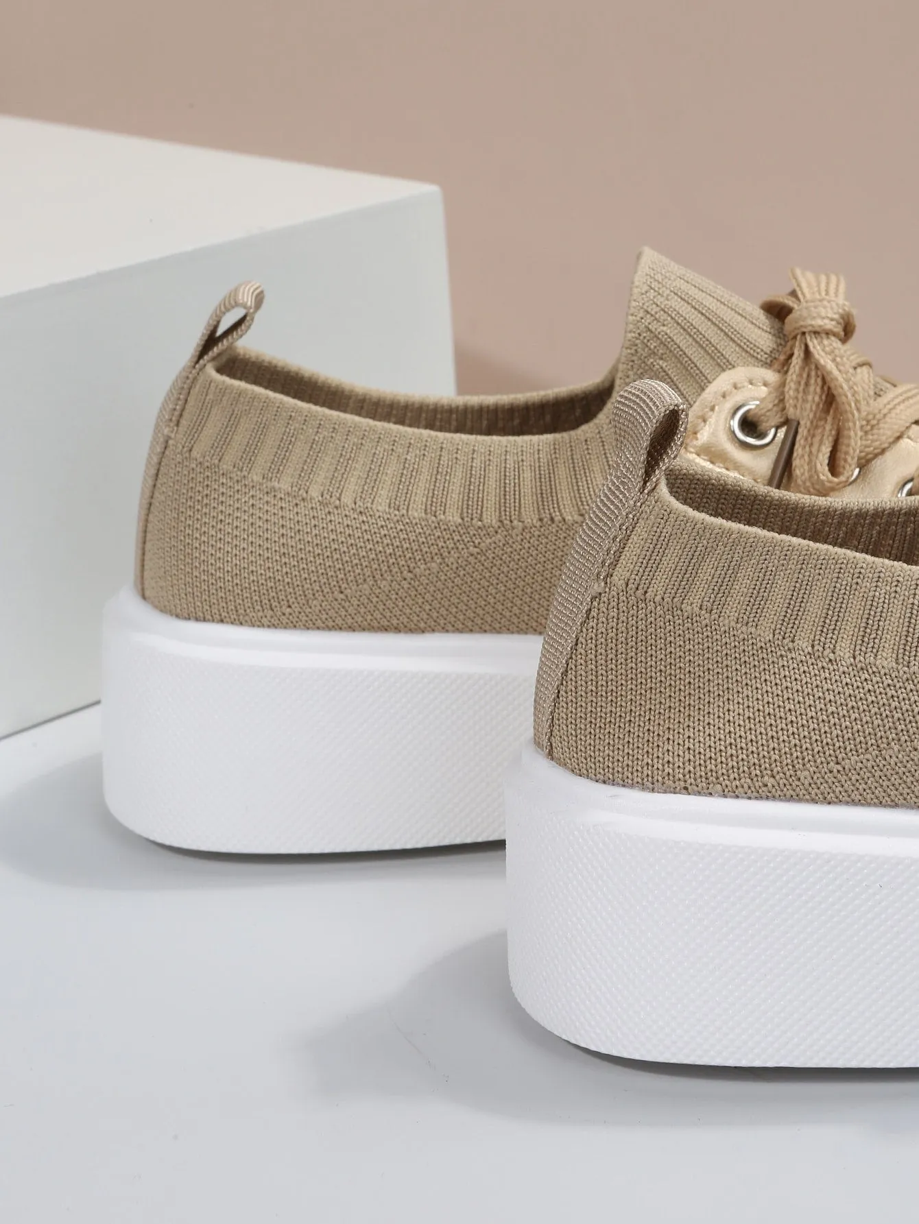 Lace-up Front Canvas Shoes