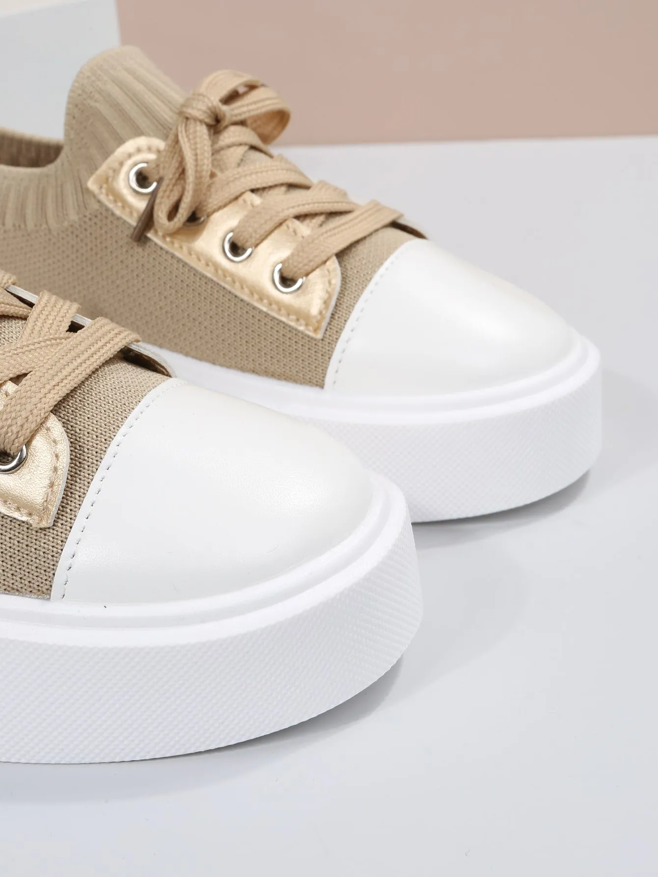 Lace-up Front Canvas Shoes