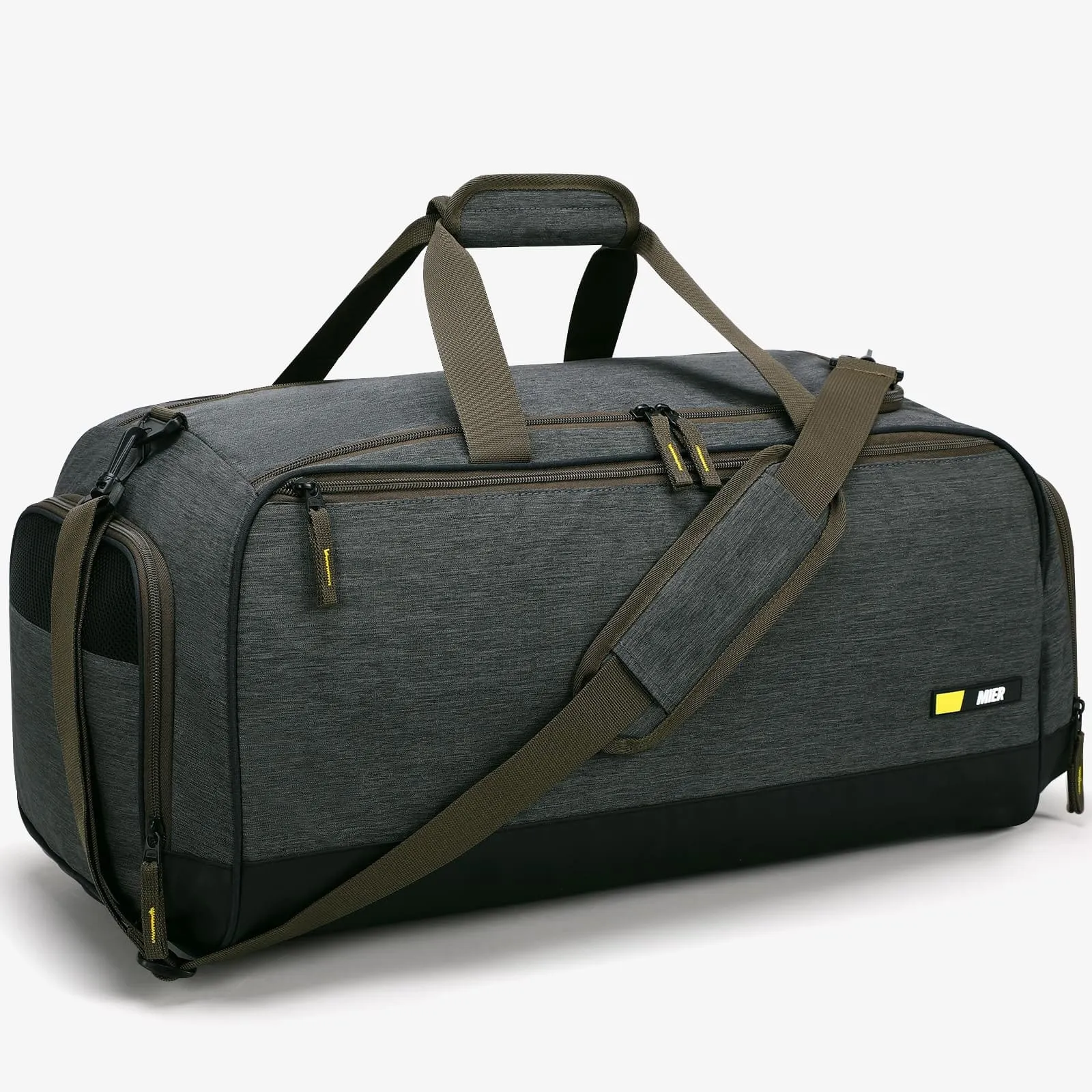 Large Gym Duffle Bags for Men with Shoe Compartment
