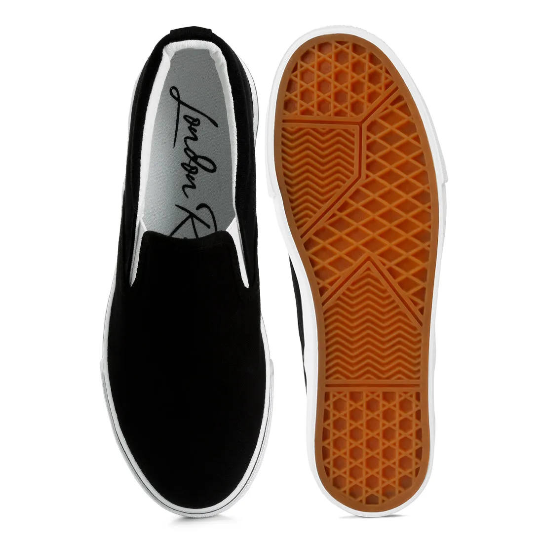 Laszlo Canvas Slip On Sneakers