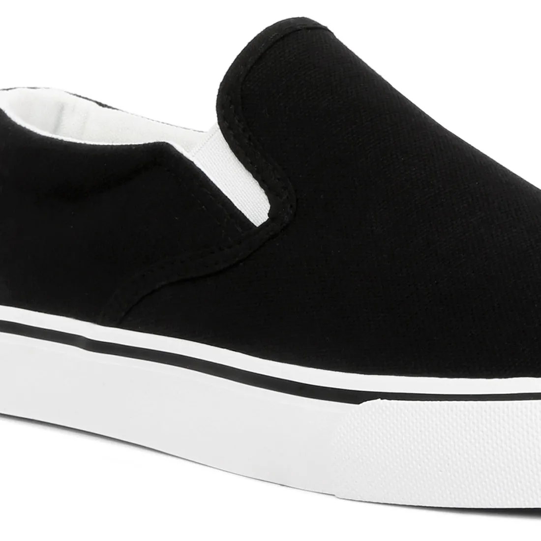Laszlo Canvas Slip On Sneakers