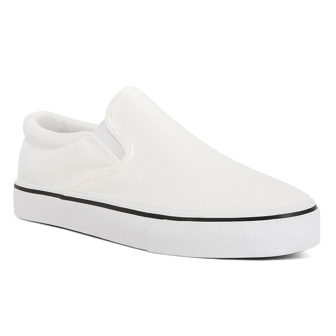 Laszlo Canvas Slip On Sneakers