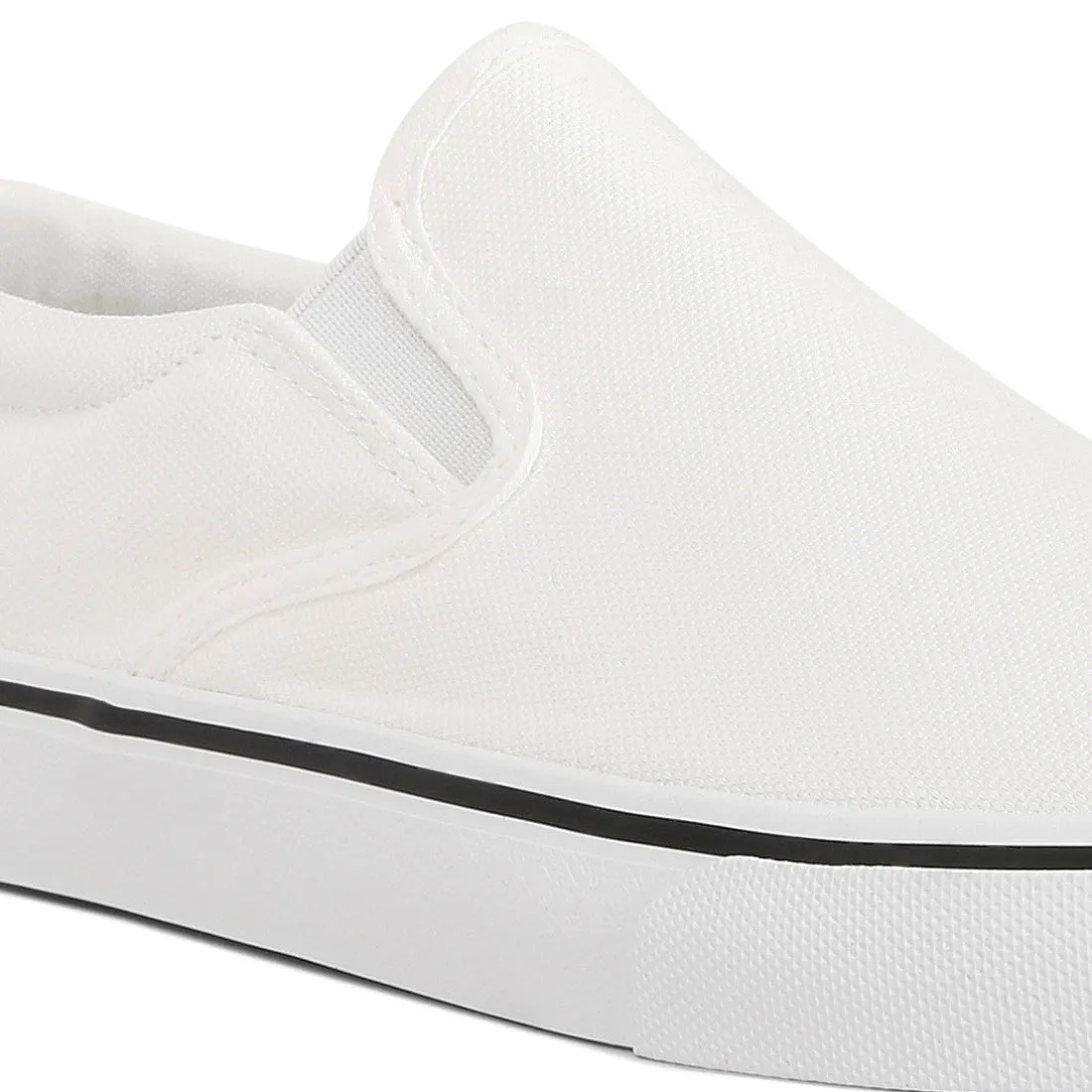 Laszlo Canvas Slip On Sneakers